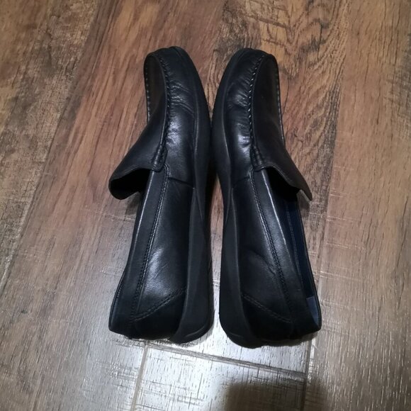 Cole Haan Men\'s Black Leather Shepard Venetian Loafer Size 8M main image 5